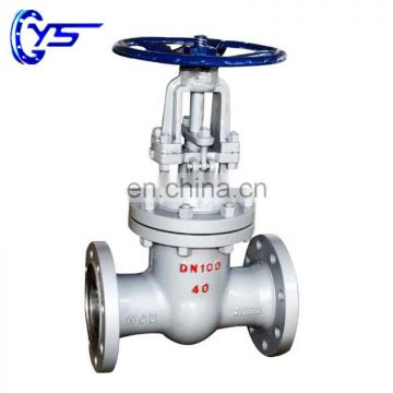 GOST GB Standard WCB Body Stainless Steel Stem WCB Disc Manual Gate Valve With Bearing
