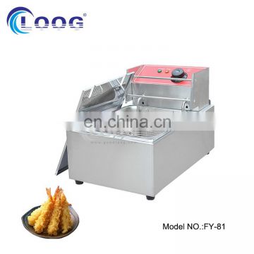 Hot Sale Commercial Electric Table Top Fryers/ Single Tank Deep Fryer with CE Certificate
