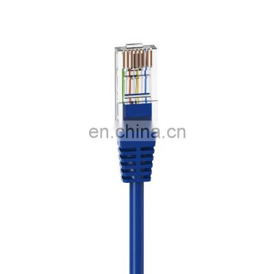flat ethernet cat6a copper network utp ftp patch cord