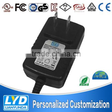 Wall-mount type 12v 3a AC power adapter with US Plug for LED Strip Light UL Class2 certification                        
                                                                                Supplier's Choice