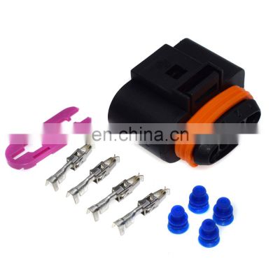 New 4 Pin Ignition Coil Connector Harness Repair Kit for 00-09 Audi VW 1J0973724