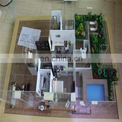 Apartment Model Builder In China Internal Layout Scale Model Interior House Model