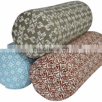 High quality Cylindrical and Rectangular yoga bolster pillows at Wholesale Price