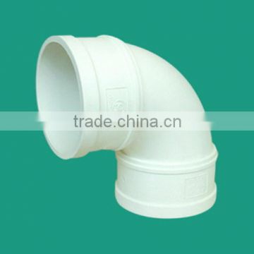 High quality Wholesale white water pvc 90 degree elbow