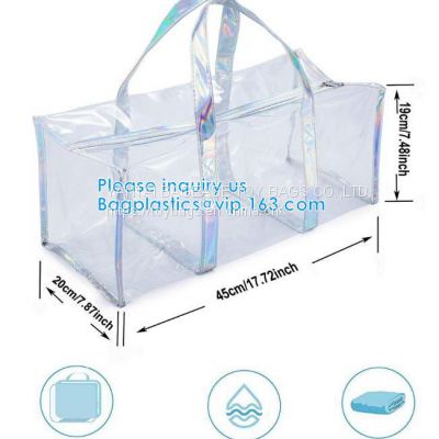 Fashionable Design Luxury PVC Handbag Purse, Organizer Dust Cover, Bag Protector, Magnetic Snap Closure