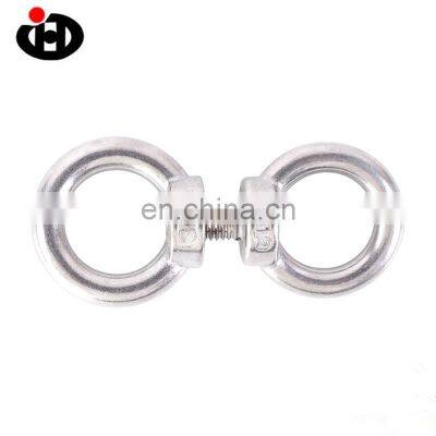 High quality stainless steel round M8 eye ring nut factory direct sales
