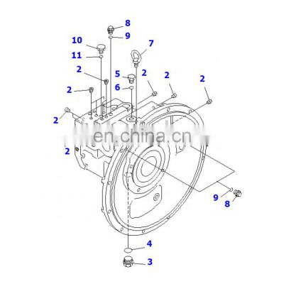 hydraulic main pump for excavator PC130, PC130-5, PC130-6, PC130-7, PC130-8 genuine original