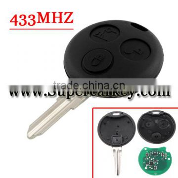 Excellent Quality smart 3 Button Remote Key with 433HMZ For MB