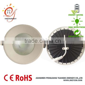 High efficency tunable correlated color temperture 20w recessed die casting aluminum led downlight with CE quality