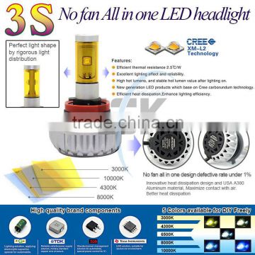 Hot selling factory price top quality 3S led h4 car lamp 5 color changeable led h4 motorcycle