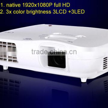 5000 lumens LED Lamp Projector,Vedio projector 1920*1080P high brightness projector