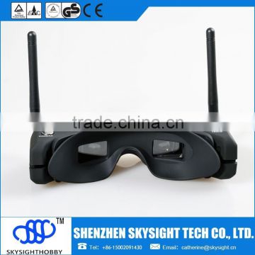 Skyzone SKY02 Headset Video 40CH AIO 5.8G Goggles FPV Glasses head tracking and camera Built-in 3D/2D mode Diversity receiver