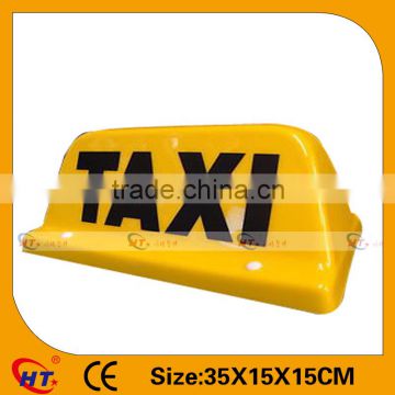 Magnet type roof top led light yellow cab sign