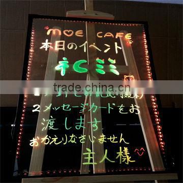 Transparent LED Writing Board Sign