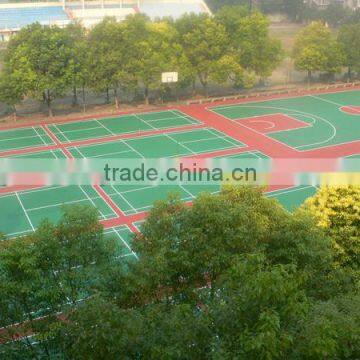 single-component PU material for outdoor badminton court