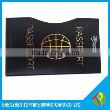 aluminum foil coated paper printing customized rfid passport holder