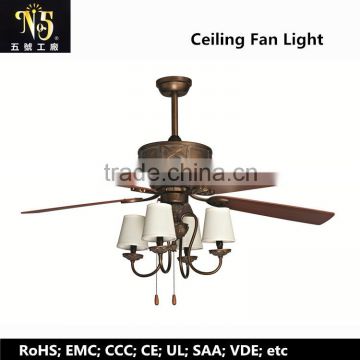 European Style Retro Ceiling Fan Lamp Factory