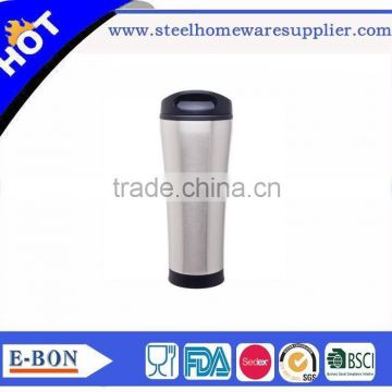 18 oz brushed Stainless Steel Thermo Travel Tumbler