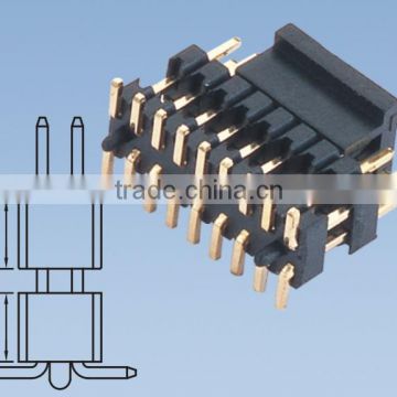 Pitch: 1.27mm SMT Type Pin Header With Cap Double Row Double Body H=1.6