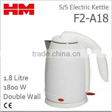Double Walled Cool Touch Electric Kettle F2-A18