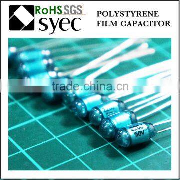 Tight Tolerances Radial Lead 68J 50V Polystyrene Film Capacitor