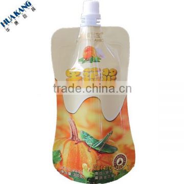 fruit and vegetable juice bag with spout