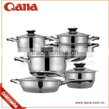 hot selling stainless steel non stick aluminum cookware set