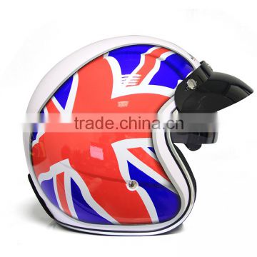 half face motorycle helmet ABS material safty helmet with double