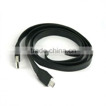 New Colorful Noodle Flat Micro USB Cable for Samsung Galaxy S3/i9300