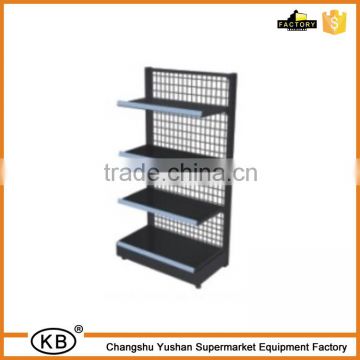supermarket wire grid display shelf rack
