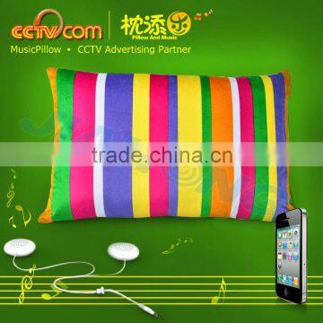 Italian Strip-Passive Speaker Pillow--Rainbow Pillow CE SGS ROHS