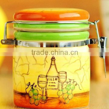 customize flour sugar ceramic container