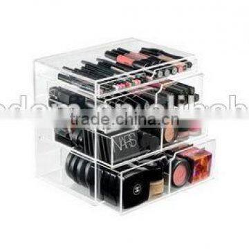 Alibaba china top sell 3 drawer acrylic makeup organization