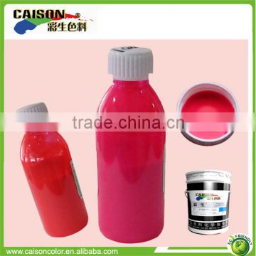 Conforms REACH Regulation texitile fluorescent printing pigment for printing