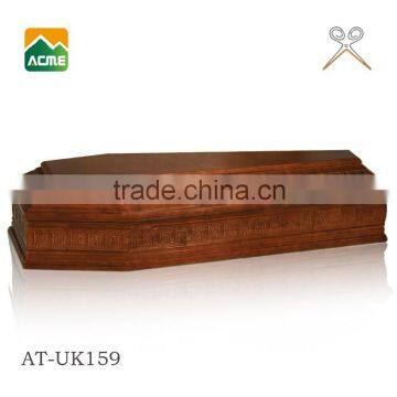 AT-UK159 good quality adult china coffin