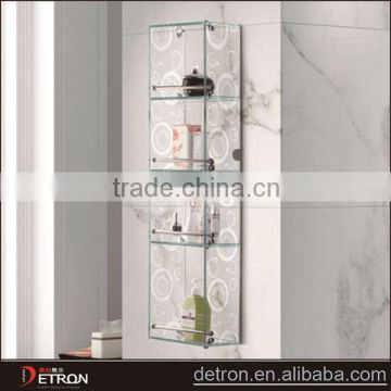 Modern bathroom wall case corner shelf unit