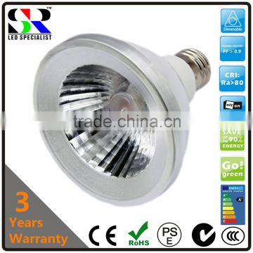 par30 COB focus narrow angle high CRI PF par30 E26 E27 GU10 led COB spot bulb light lamp