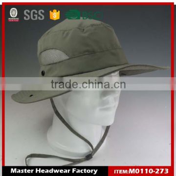 wholesale outdoor lightweight 100% polyester foldable bucket hat