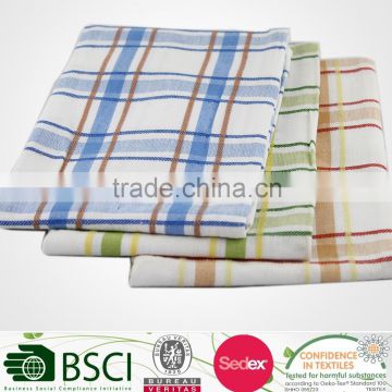 100% cotton striped jacquard kitchen towels