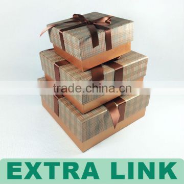 Three Boxes Kraft Paper Cardboard Chocolate egg Food Packing Box