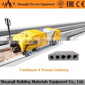Mobile prestressing Hollow Core light weight Wall Panel extruder machine