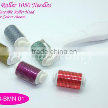 stretch marks removal meso roller 1080 body roller with replaceable head needle roller BMN 01
