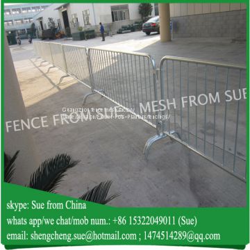 Stainless steel traffic crowd control barrier fence