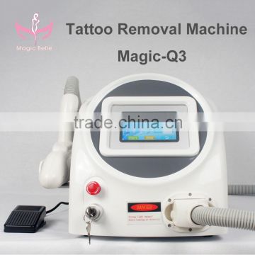 Smart system Acne scar removal tattoo remover Q Switch ND YAG Laser for clinic use