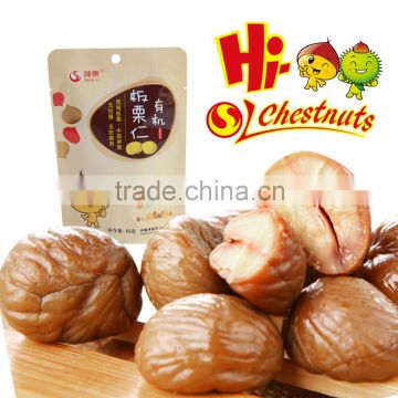 Ready to eat peeled chestnuts healthy foods