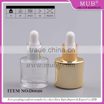 beautiful glass bottle essential oil bottles with aluminum droper cap