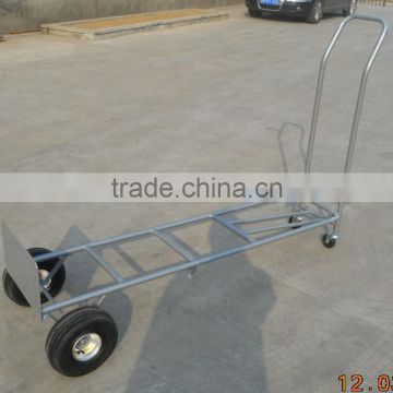 two position convertible foldable platform hand trolley
