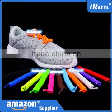 Professional Custom Curly Lazy Shoelaces in Various Vibrant Color~Gift Item Curly Elastic Shoelaces~57 Custom Color