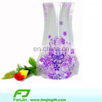 foldable plastic flower pot vase