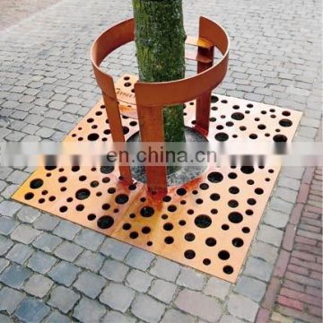 The TUV inspection for our corten steel tree guard to Australia